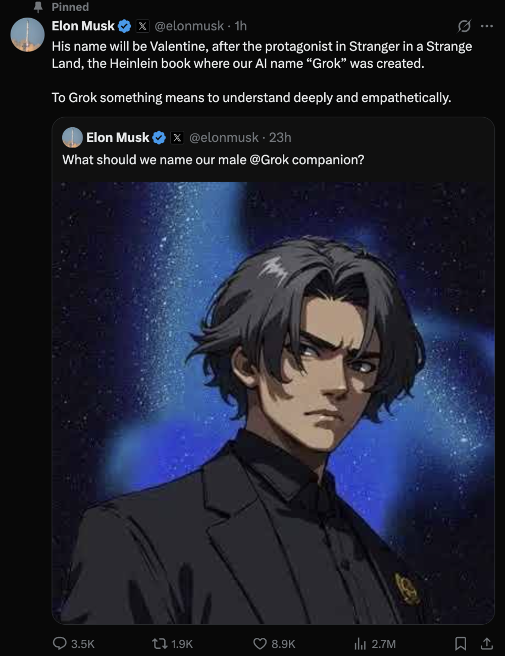 百家樂:AI女友正在變成馬斯尅的印鈔機