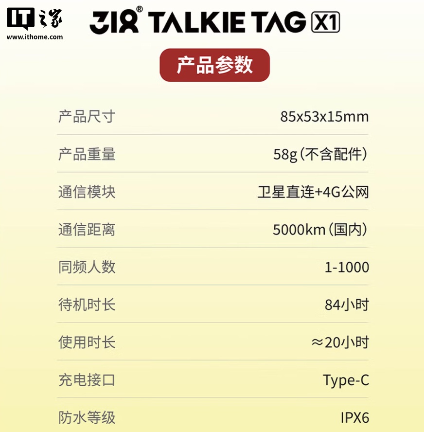賭博：行業首款可穿戴直連天通衛星産品：318 運動 X1 天通衛星版對講機發佈